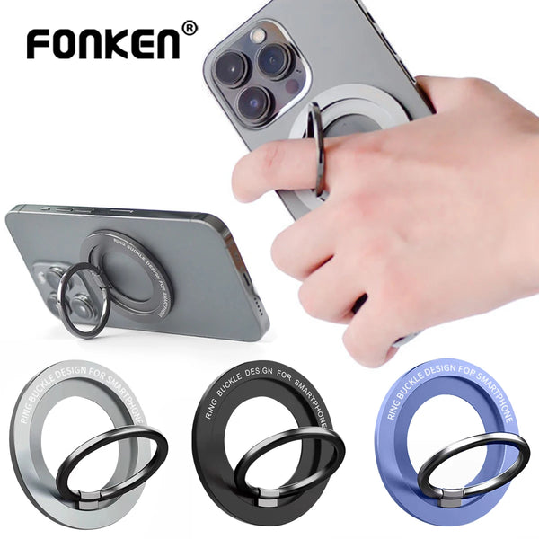 Rotatable Magnetic Phone Ring Holder