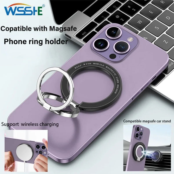 For MagSafe Phone Magnetic Finger Ring Holde